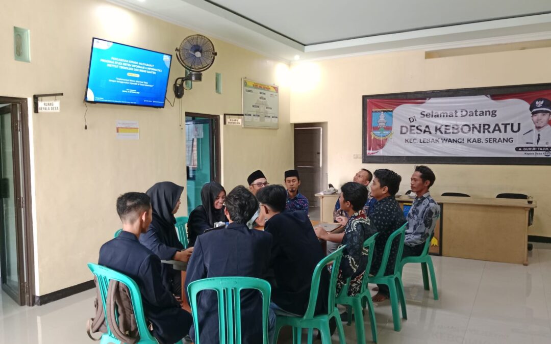 Institut Teknologi dan Bisnis Banten Gelar Pengenalan Sistem Informasi Desa berbasis OpenSID di Desa Kebonratu